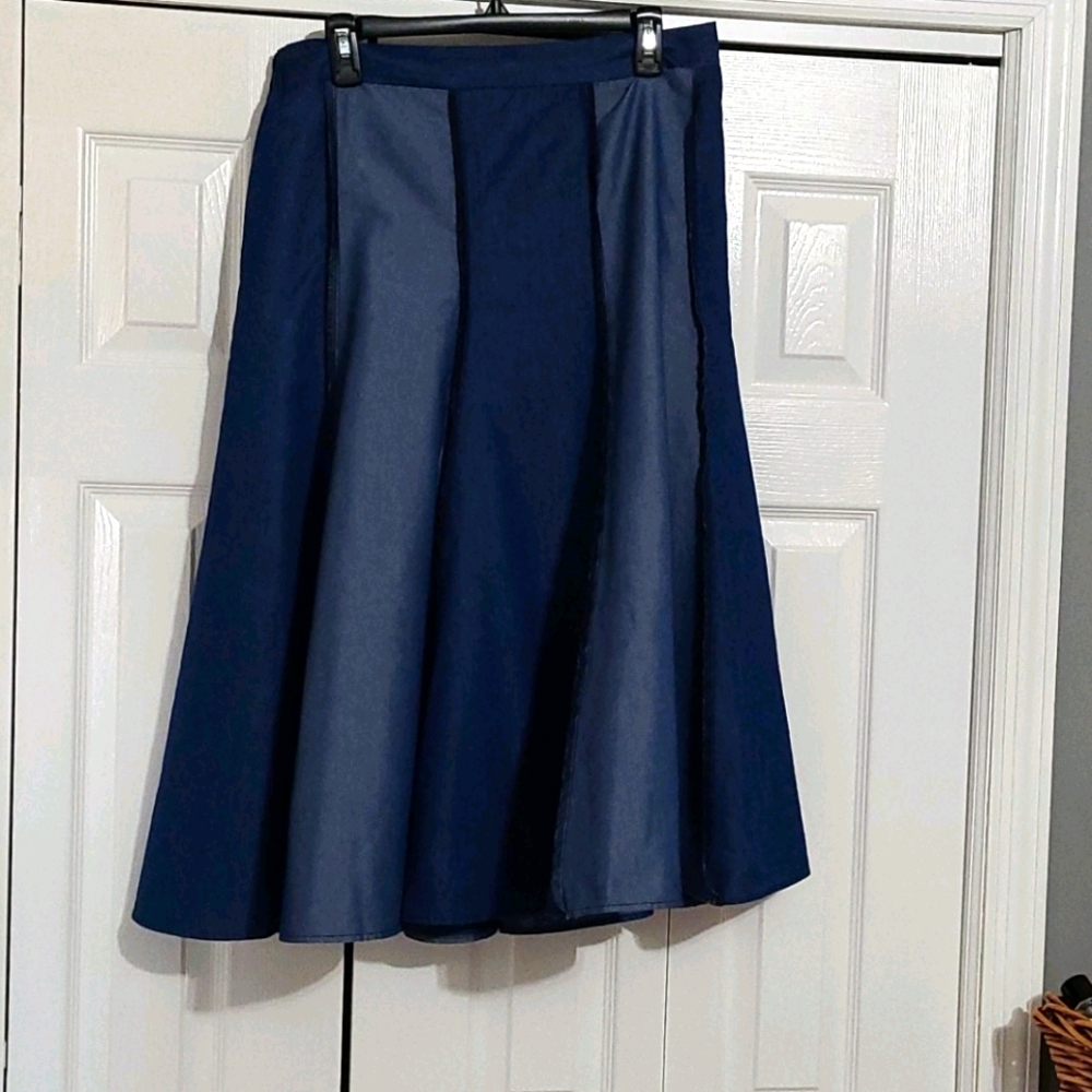 Long Denim Skirt